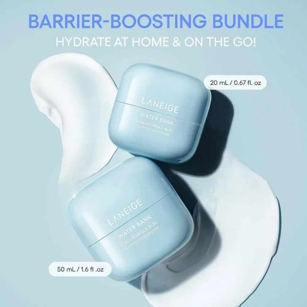 Laneige Water Bank Blue Hyaluronic Cream Moisturizer Duo